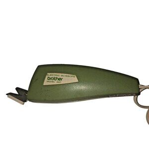 Vintage Brother 2 Speed Electric Scissors Model 227 Made in Japan EUC